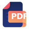 pdf file format extension icon 124635